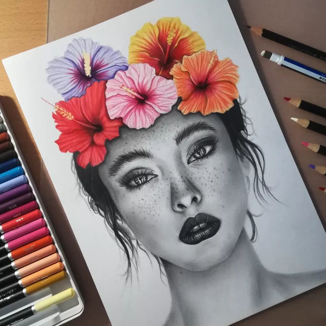 Cosa disegnare: 20 semplici idee di disegno | Castle Arts UK, image size:1080x1080