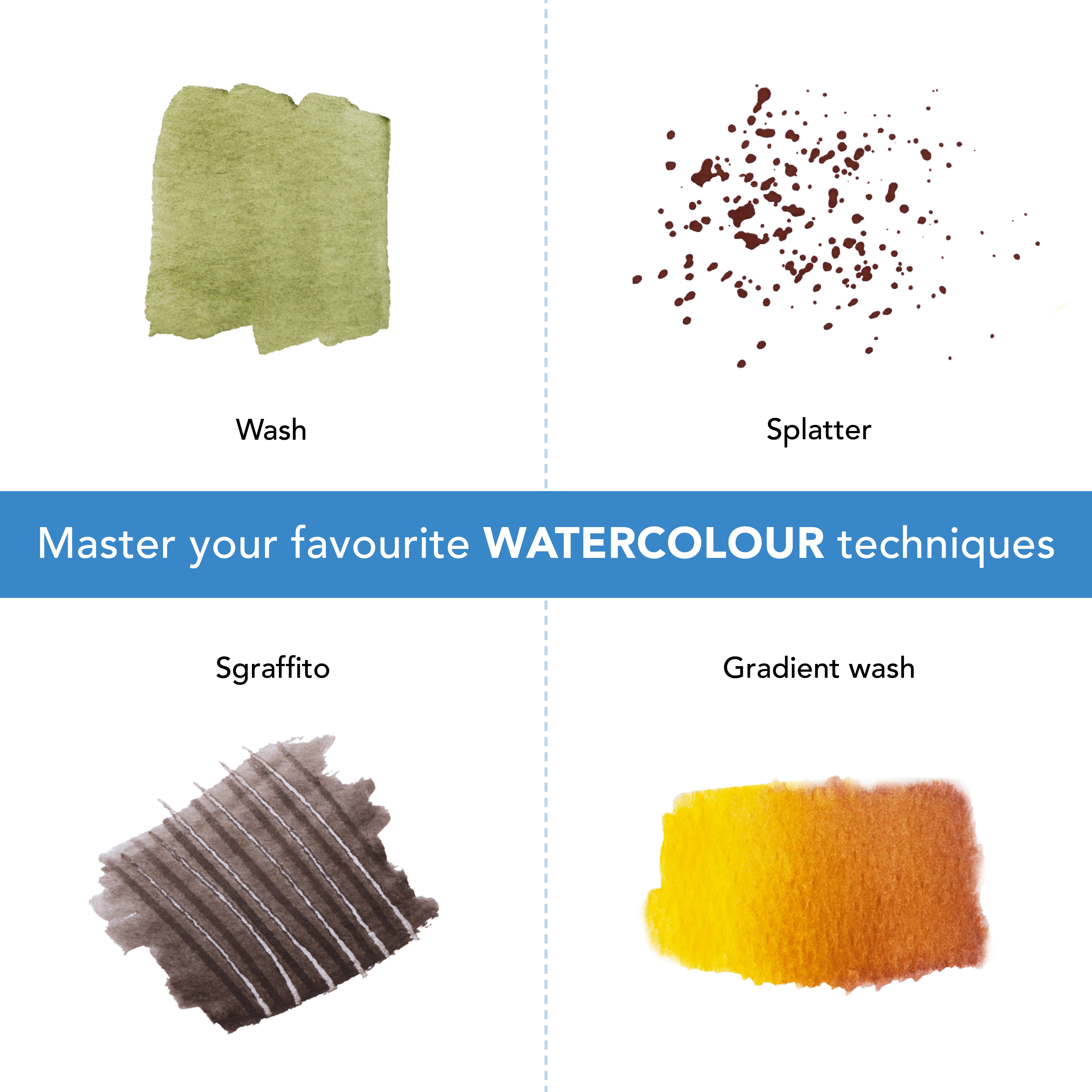 24 Piece Watercolour Paint Set