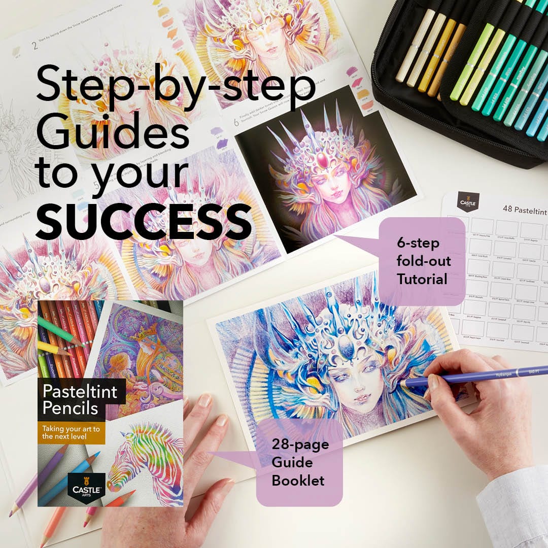 246 Pezzi Colorista Premium Pacchetto Custodia Con Cerniera