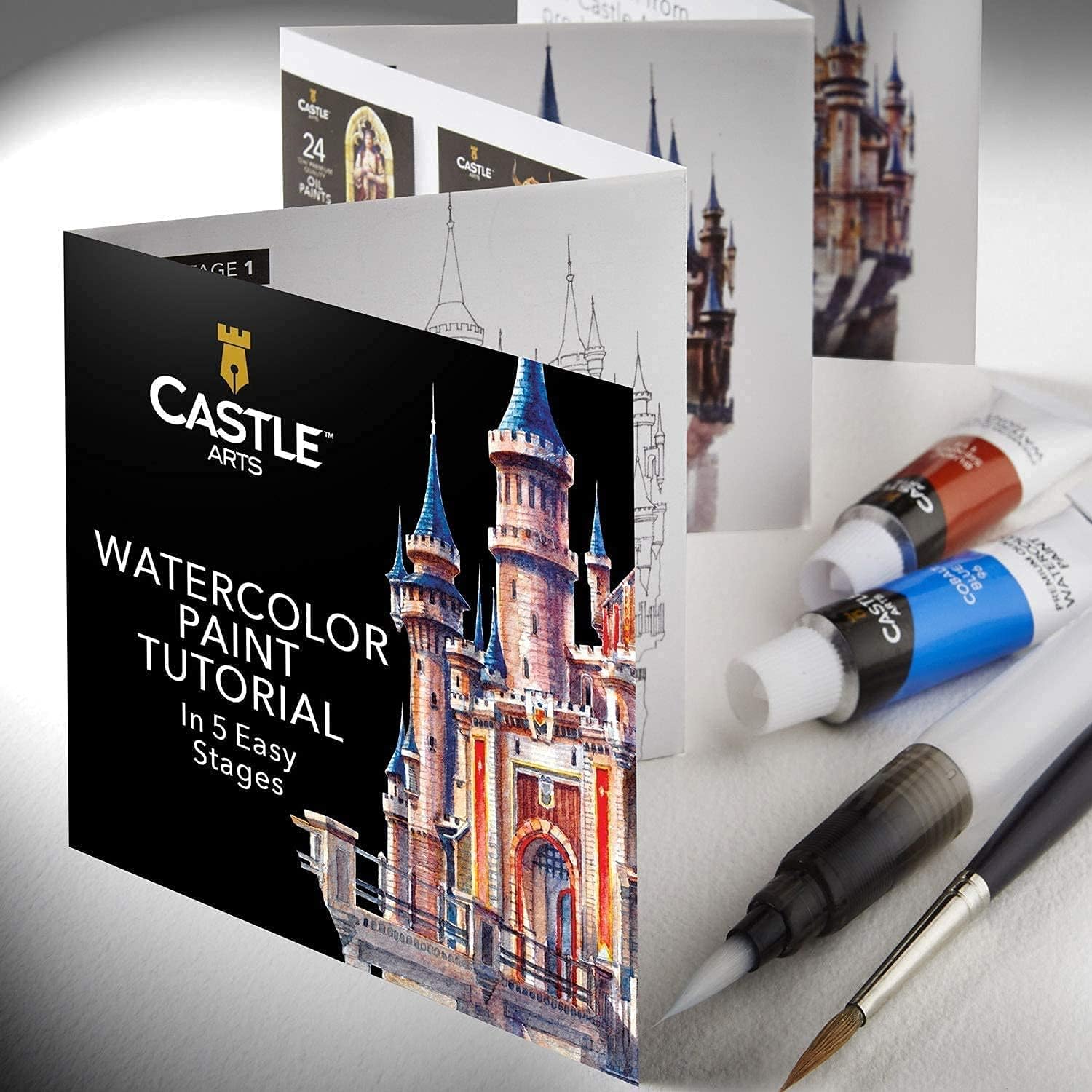 120-teiliges Aquarell-Set