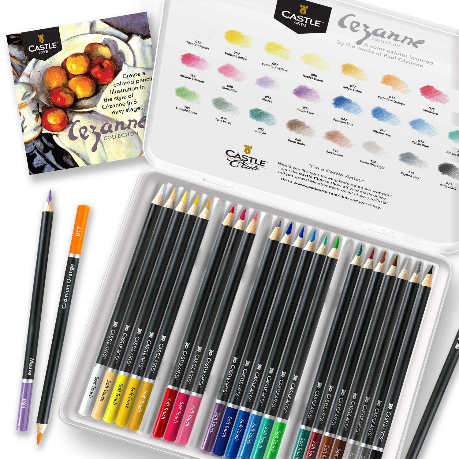 24 Pezzi Set Di Matite Colorate Cezanne In Scatola Espositiva