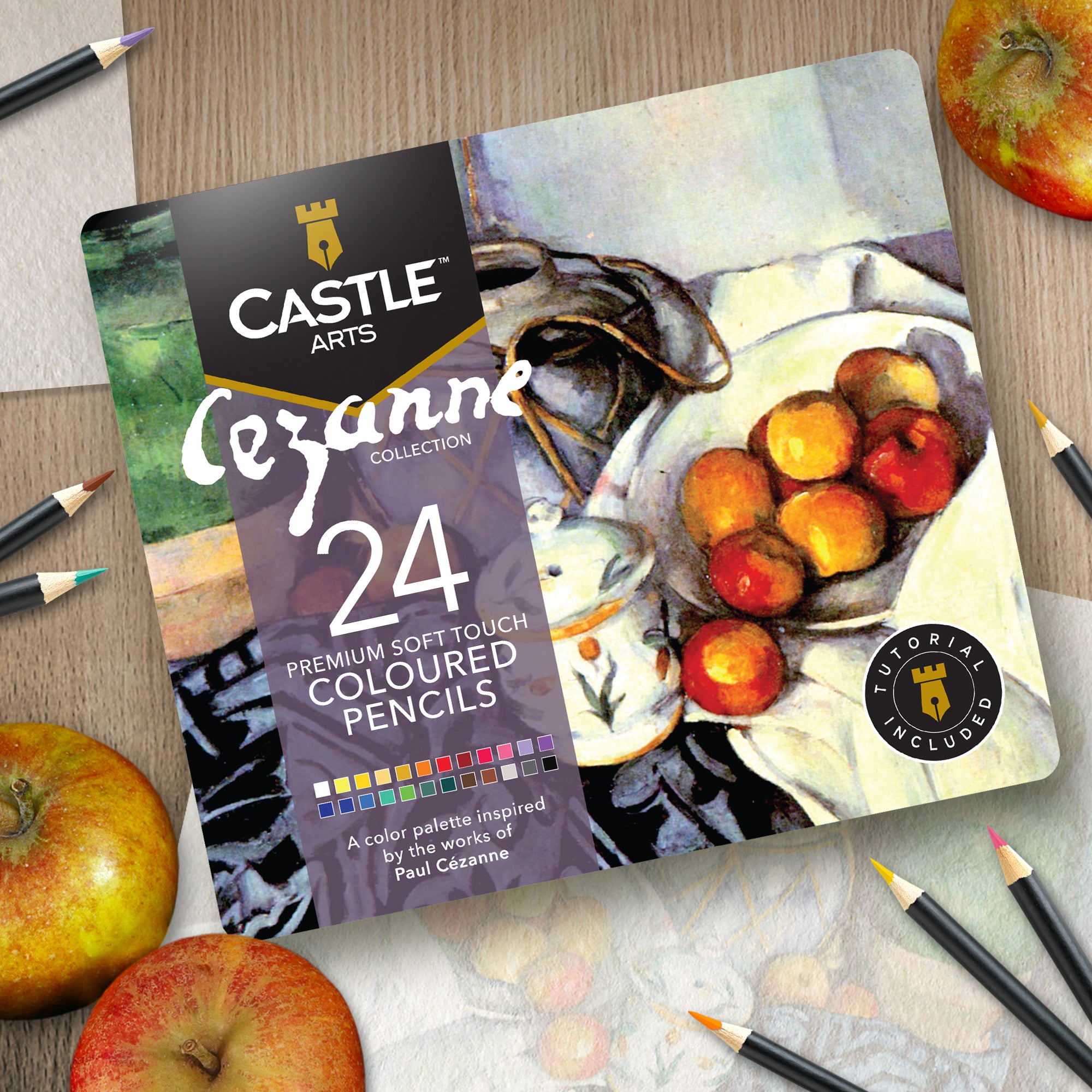 24 Pezzi Set Di Matite Colorate Cezanne In Scatola Espositiva