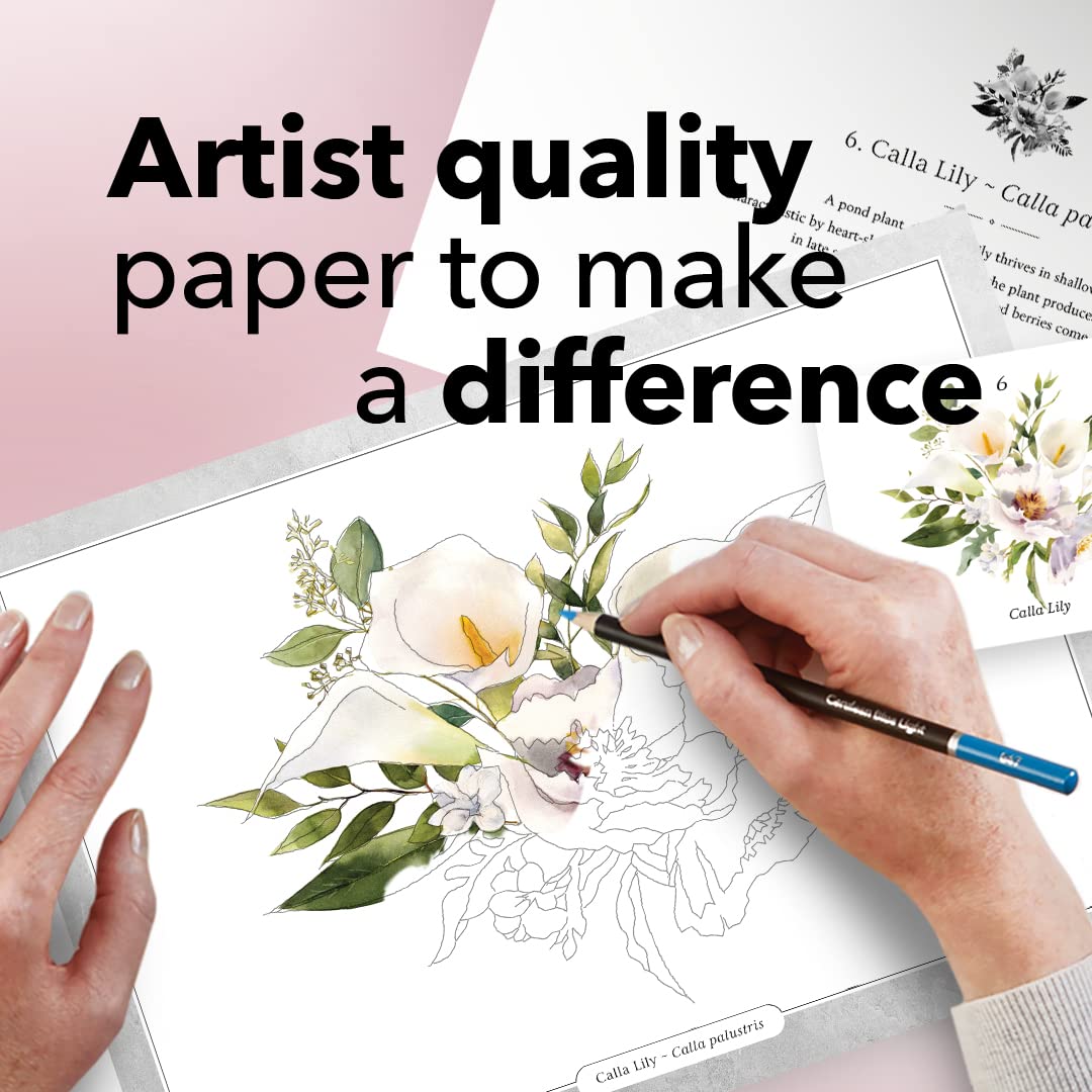 36 Page Bellissimi fiori da colorare