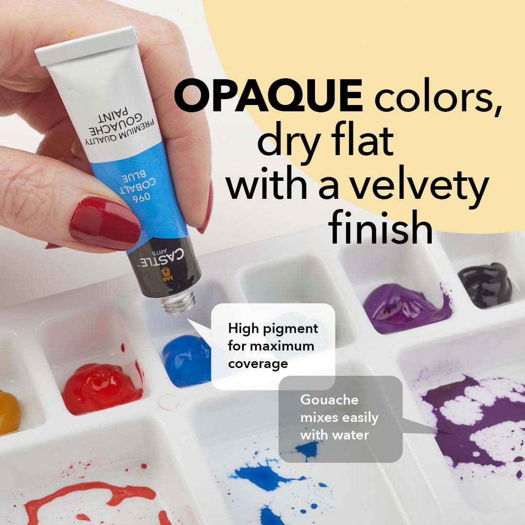 24 Pezzi Set Di Colori A Guazzo
