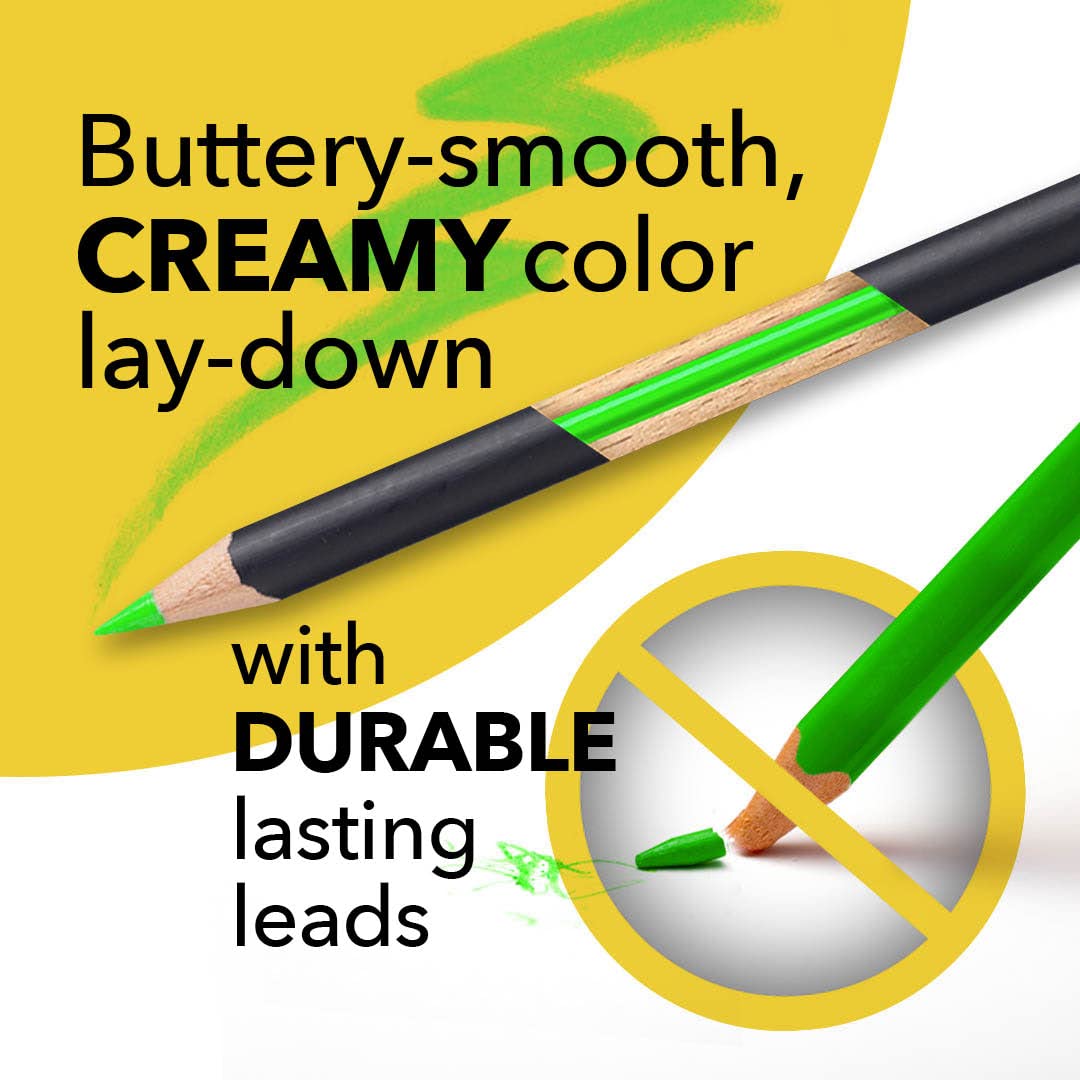 Pencil colorato da 120 pezzi set in zip-up