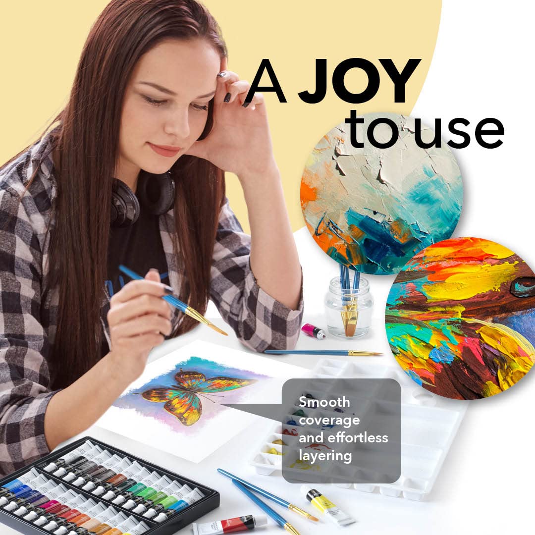 24 Pezzi Set Di Colori A Guazzo