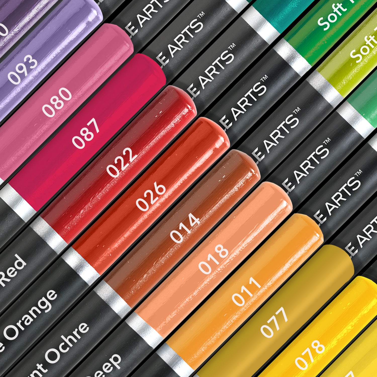24 Pezzi Set Di Matite Colorate Kandinsky In Scatola Espositiva