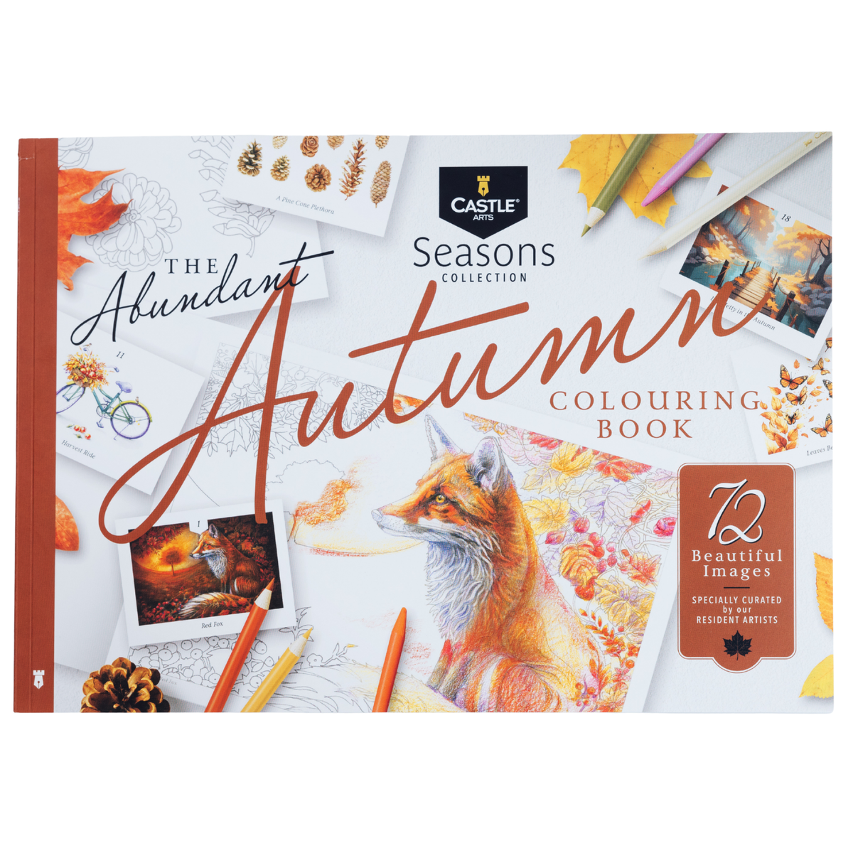 72-seitiges Frühlings-Malbuch