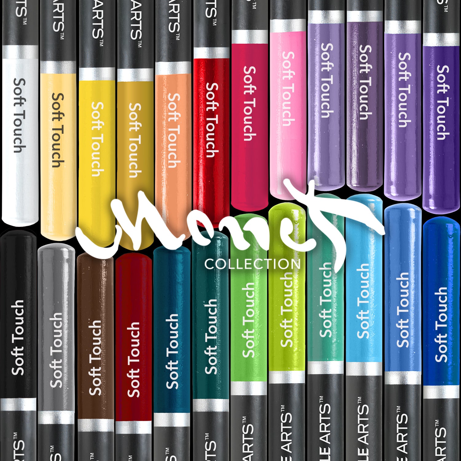 24 Pezzi Set Di Matite Colorate Monet In Scatola Espositiva