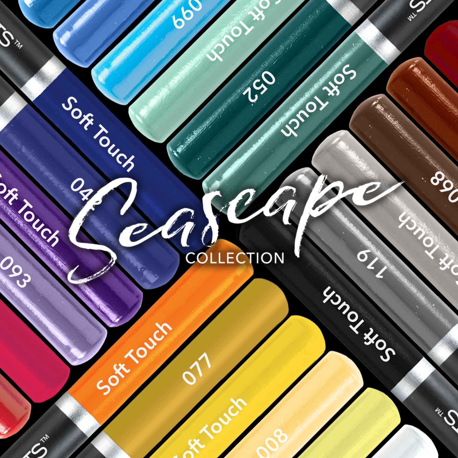 24 Pezzi Set Di Matite Colorate Seascape In Scatola Espositiva