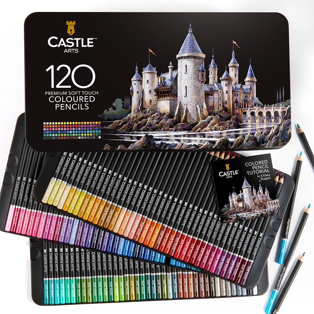 120 Pezzi Set Di Matite Colorate In Scatola Espositiva