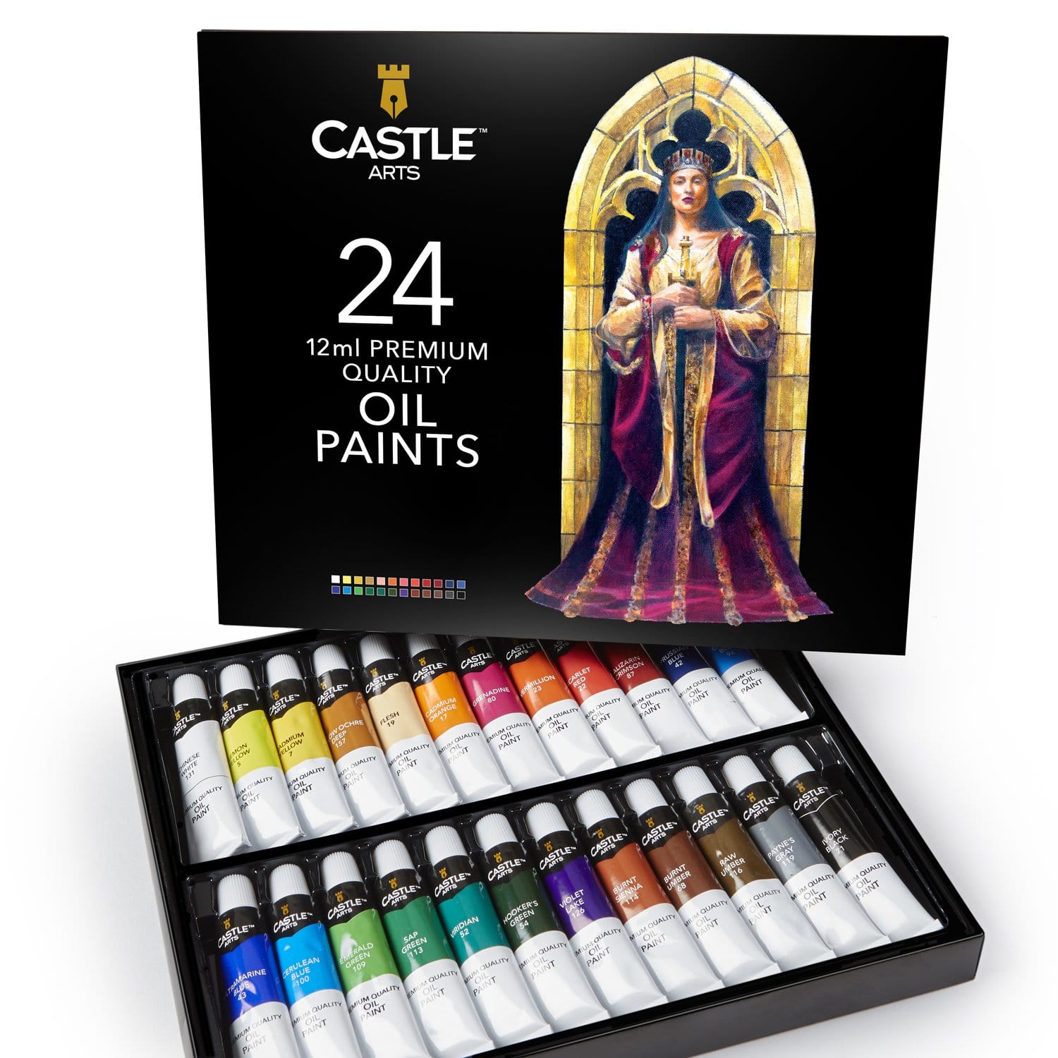 24 Pezzi Set Di Colori Ad Olio
