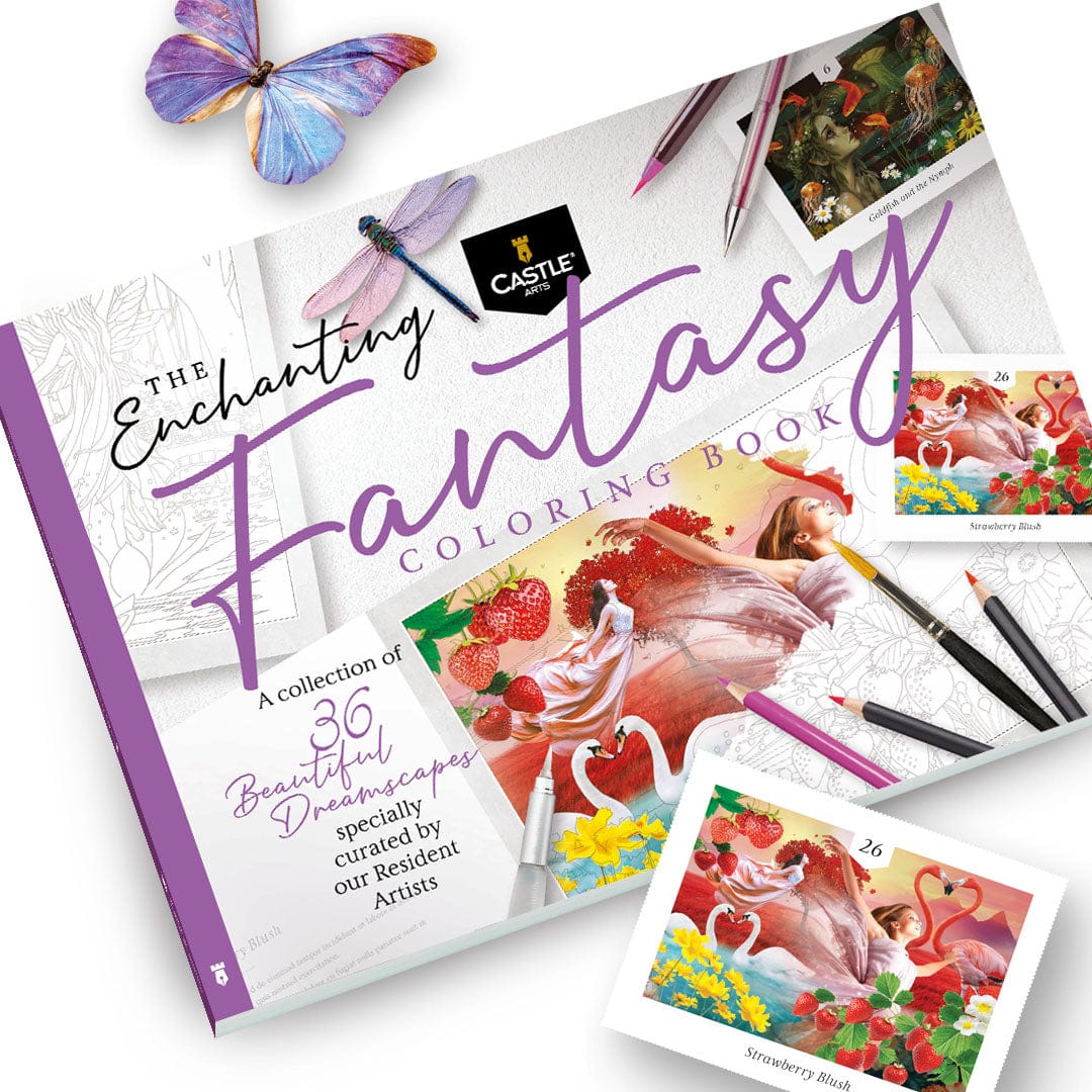 36 Pagina Libro Da Colorare Fantasy Incantevole