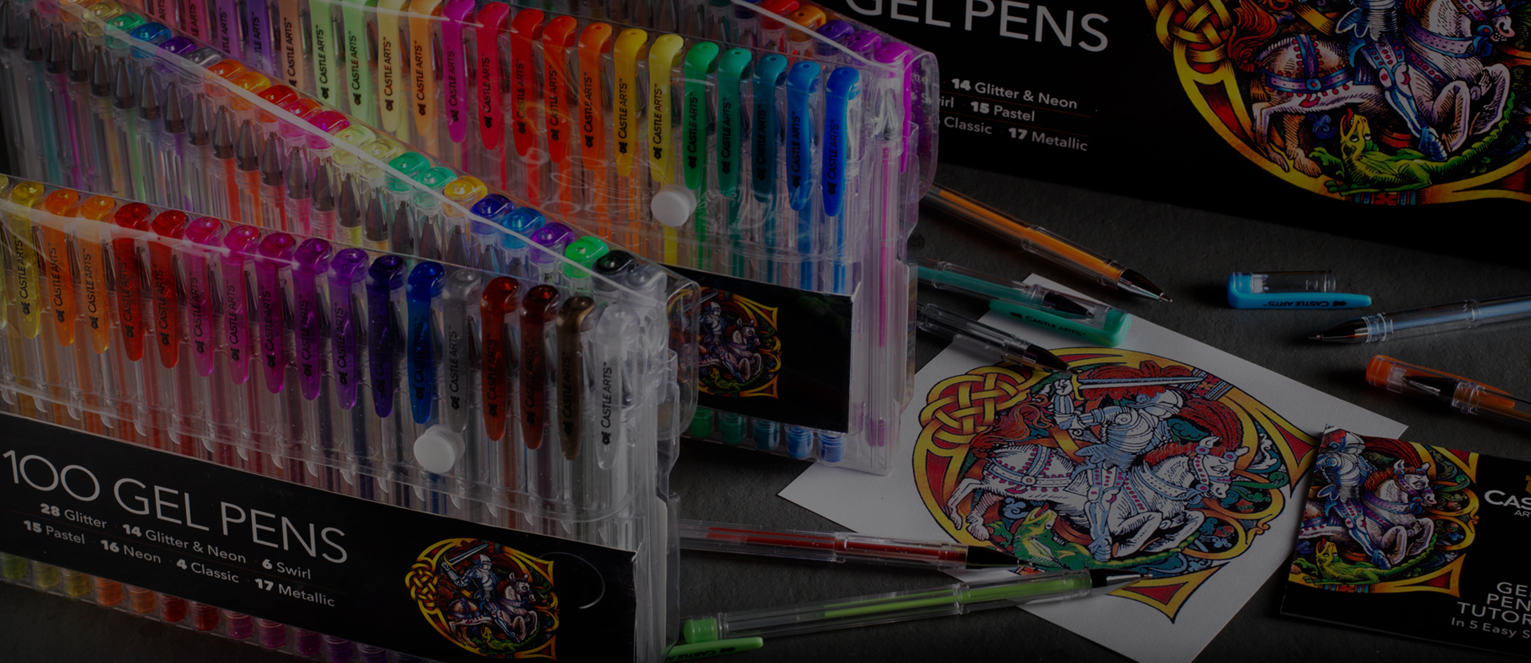 Sakura Gelly Roll 24 stylos gel : Pailletés, Métalliques & Fluo – Encre Sakura Gelly Roll 24 stylos gel : Pailletés, Métalliques & Fluo – Encre