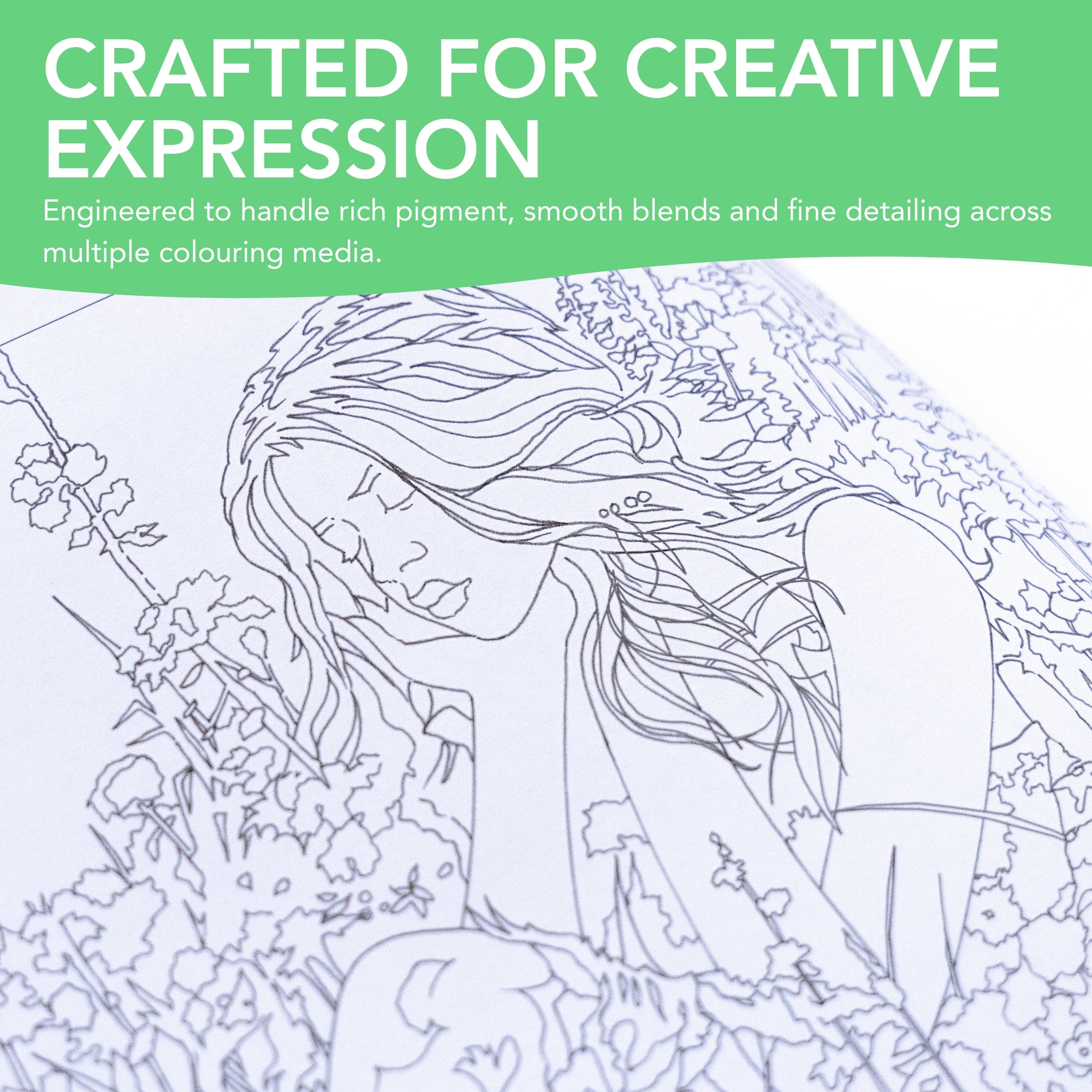 Libro para colorear de primavera de 72 páginas