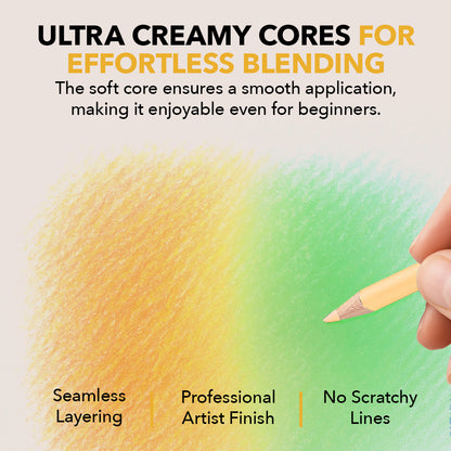 72-teiliges Frühlings-Buntstiftset in Displaydose